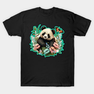 Cute Panda illustration T-Shirt